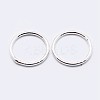 925 Sterling Silver Soldered Closed Jump Rings STER-F036-03S-1x7-2