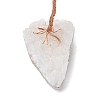 Natural Quartz Crystal  Chips Tree of Life Decorations DJEW-P022-01B-03-3