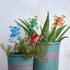 4Pcs Metal Frog Garden Decors JX177A-3