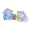 Handmade Lampwork Bumpy Beads LAMP-I027-04A-2