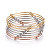Fashion 201 Stainless Steel Bangle Sets BJEW-L664-023C-M-1-7