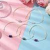 Natural Gemstone Braided Bead Bracelets for Women BJEW-JB11356-1