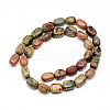 Natural Polychrome Jasper/Picasso Stone/Picasso Jasper Beads Strands G-Q948-84-2