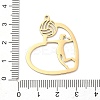 304 Stainless Steel Pendants STAS-K287-04G-3