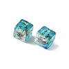 Baking Paint Handmade Gold Sand Lampwork Beads LAMP-P072-01B-04-2