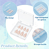 15Pcs Transparent Plastics Hand-wearing Armor Storage Case MRMJ-PH0001-78-4