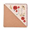 4Pcs Letter Personalized Hand Embroidered Corner Bookmarks JX587H-2
