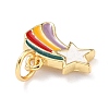 Real 18K Gold Plated Brass Charms KK-L206-003A-G-4