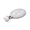 Non-Tarnish 304 Stainless Steel Pendants STAS-H356-07P-3