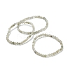Natural Labradorite Beaded Stretch Bracelets BJEW-D446-A-42-1