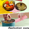 Gorgecraft 4Pcs 4 Colors Silicone Placemats AJEW-GF0008-27-5