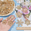 90Pcs 9 Styles Iron Filigree Joiners IFIN-PH0001-35-3