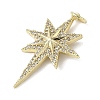 Brass Micro Pave Cubic Zirconia Pendants KK-L248-07G-01-2