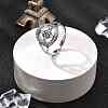 201 Stainless Steel Cuff Rings for Women RJEW-S395-03P-1-2