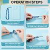 2Pcs 2 Styles Natural Blue Aventurine & Flower Amazonite Beaded Mobile Phone Lanyard Wrist Strap AJEW-AN0007-48-3