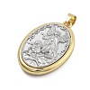 Long-Lasting Plated Brass Pendants KK-Q006-42G-02-2