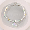 Summer Ocean Resin Shell Charm Bracelets WH-WG8A582-01-1