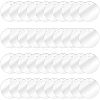 100Pcs Transparent Acrylic Pendants OACR-SC0002-99A-1