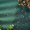 200Pcs 304 Stainless Steel Stud Earring Hooks and 200Pcs Jump Rings STAS-UN0034-93-3