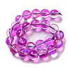 Synthetic Moonstone Beads Strands G-P528-J02-06-2