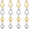 16Pcs 4 Style Rack Plating Real 18K Gold Plated Brass Pendants KK-FH0003-96-1