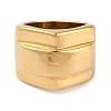 Ion Plating(IP) 304 Stainless Steel Finger Rings RJEW-D083-12G-01-2