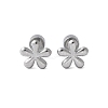304 Stainless Steel Stud Earrings for Women LS-EJEW-E603-05G-P-1