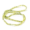 Electroplate Transparent Glass Beads Strands Pearl Luster Plated EGLA-H106-01A-PL05-2