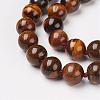 Natural Tiger Eye Beads Necklaces NJEW-F138-8mm-02-2