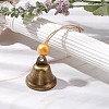 Iron Bell Pendant Decoration HJEW-JM02235-03-2