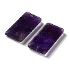 Natural Amethyst Pendants G-G063-01B-2