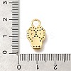 Brass Cubic Zirconia Pendants KK-M295-12G-3