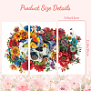 3 Sheets 3 Styles PVC Waterproof Decorative Stickers DIY-WH0404-093-2