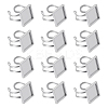 12Pcs 201 Stainless Steel Cuff Pad Ring Settings STAS-BC0004-09B-1