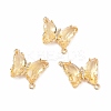 Faceted Glass Cubic Zirconia Links GLAA-G075-02G-2