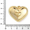 Brass Micro Pave Clear Cubic Zirconia Pendants KK-L257-16G-3