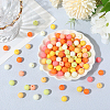 Rubberized Style Imitated Silicone Acrylic Beads MACR-PA0001-06C-03-3