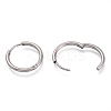 Tarnish Resistant 201 Stainless Steel Huggie Hoop Earrings EJEW-O095-02B-2