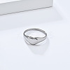 Heart 304 Stainless Steel Finger Rings for Women FS-WGDCCF4-14-1