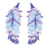 Spray Painted 430 Stainless Steel Filigree Pendants STAS-WH0047-85D-1