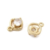 Brass Pave Cubic Zirconia Charms KK-A275-27G-2