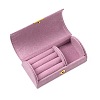 Arched Velvet Jewelry Set Storage Boxes CON-R031-01B-4