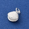 925 Sterling Silver Shell Shape Charms STER-D304-02S-2