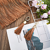 2M PU Imitation Leather Tassel Lace Trims SRIB-FH0001-05-5