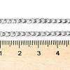 Non-Tarnish 304 Stainless Steel Curb Chain Necklace Making X-STAS-A028-N108P-2
