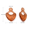 Transparent Acrylic Pendant PL764Y-8-2