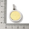 Ion Plating(IP) 304 Stainless Steel Pendants STAS-Z073-17G-3
