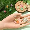 6Pcs Luminous Resin Mushroom Charms CRES-YW0002-47-5