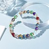 Bling Color Glass Beads Stretch Bracelets BJEW-JB07245-2
