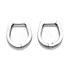304 Stainless Steel Huggie Hoop Earrings STAS-J033-14A-P-2